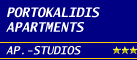 Logo, PORTOKALIDIS APARTMENTS, Livanates, Fthiotida, Zentralgriechenland