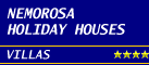 Logo, NEMOROSA HOLIDAY HOUSES, Paralia Psarou, Zakynthos, Ionian islands